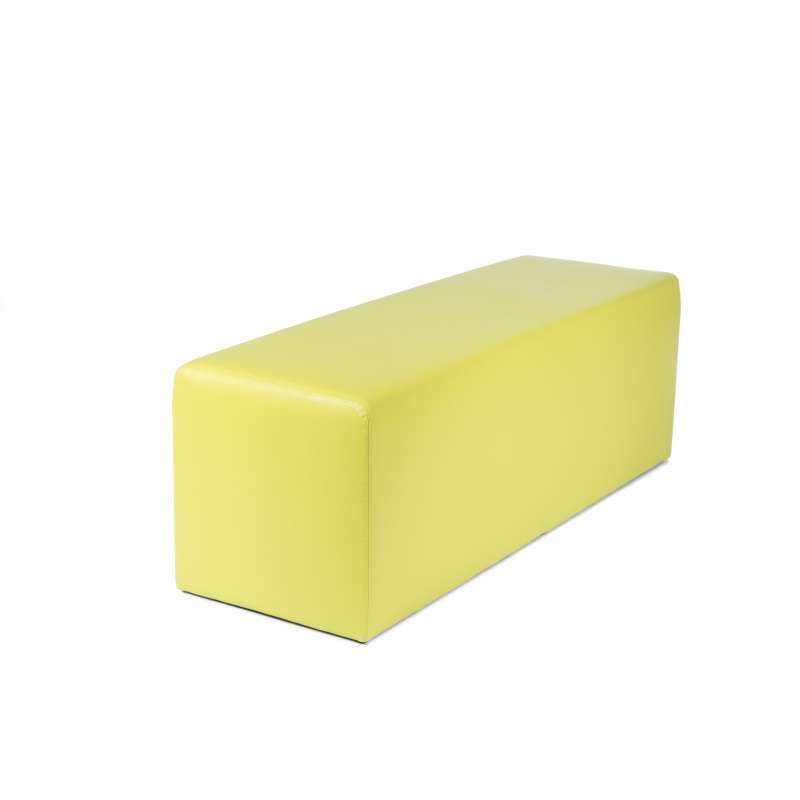 Pouf long rectangulaire vert MaxQ120