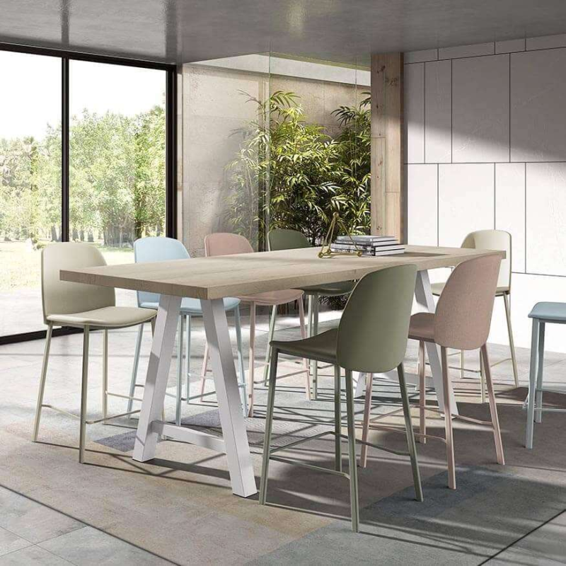 Tabouret snack moderne rembourré - Olivia