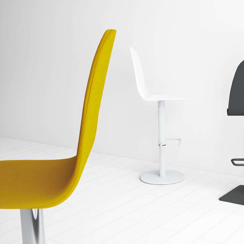 Tabouret réglable moderne en synthétique et métal - Play 2