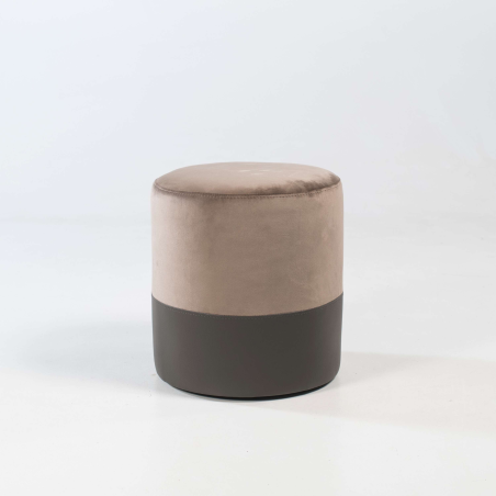 Pouf rond pour salon - Edith