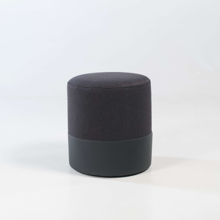 Pouf anthracite - Edith
