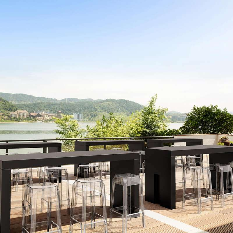 Tabouret design snack en plexi - Fox 65 7