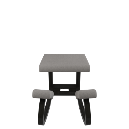 Chaise de bureau ergonomique à bascule en tissu gris - Variable Varier®