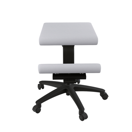 Siège ergonomique sur roulettes en tissu gris - Wing Varier®