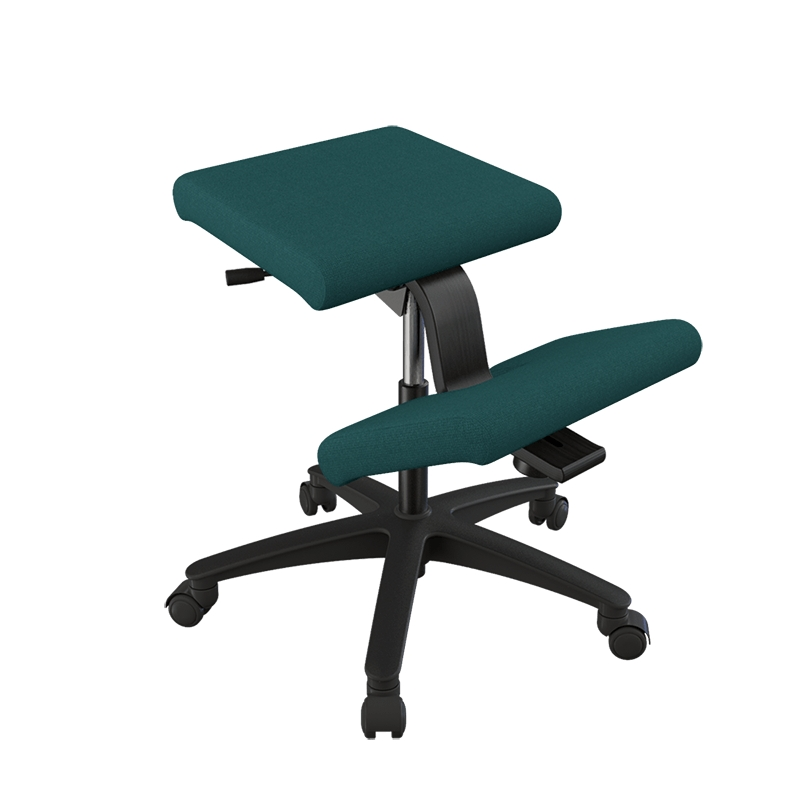 Siège ergonomique Varier en tissu vert sur roulettes - Wing