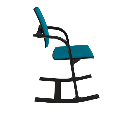 Fauteuil ergonomique en tissu bleu - Actulum Varier®