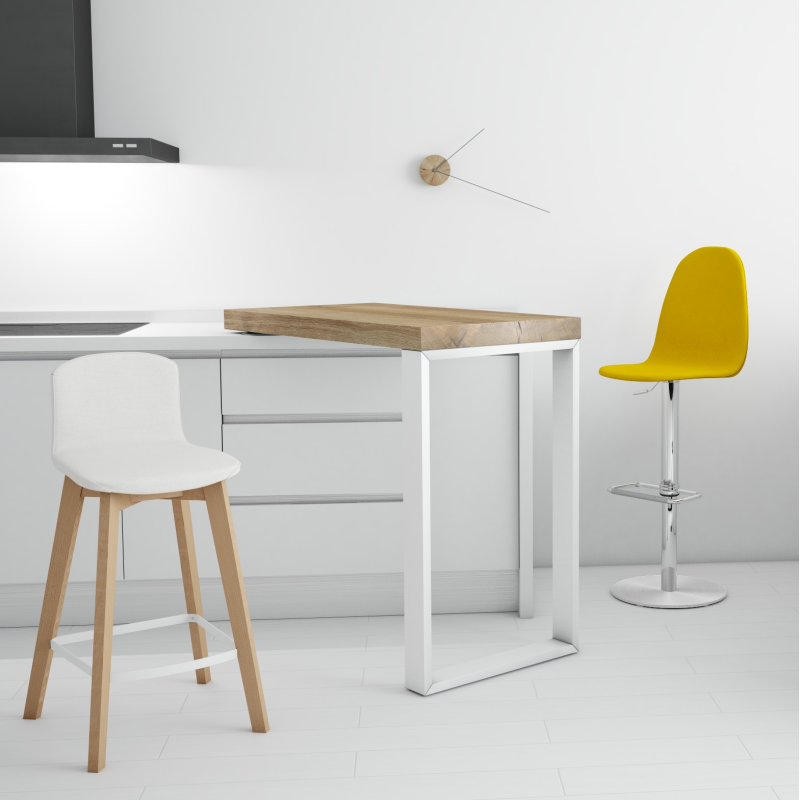 Tabouret réglable moderne en synthétique et métal - Play