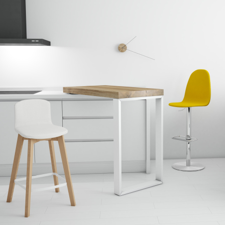 Tabouret réglable moderne en synthétique et métal - Play