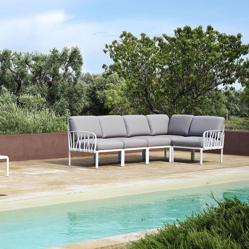 Canapé modulable d'extérieur 5 places - Komodo