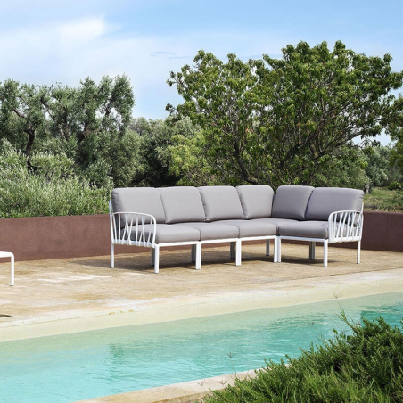 Canapé modulable d'extérieur 5 places - Komodo
