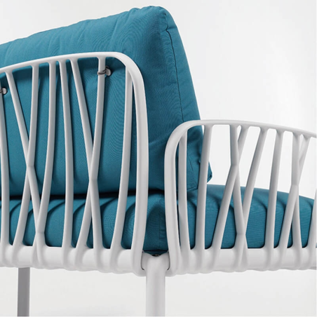 Canapé modulable de jardin 5 places - Komodo