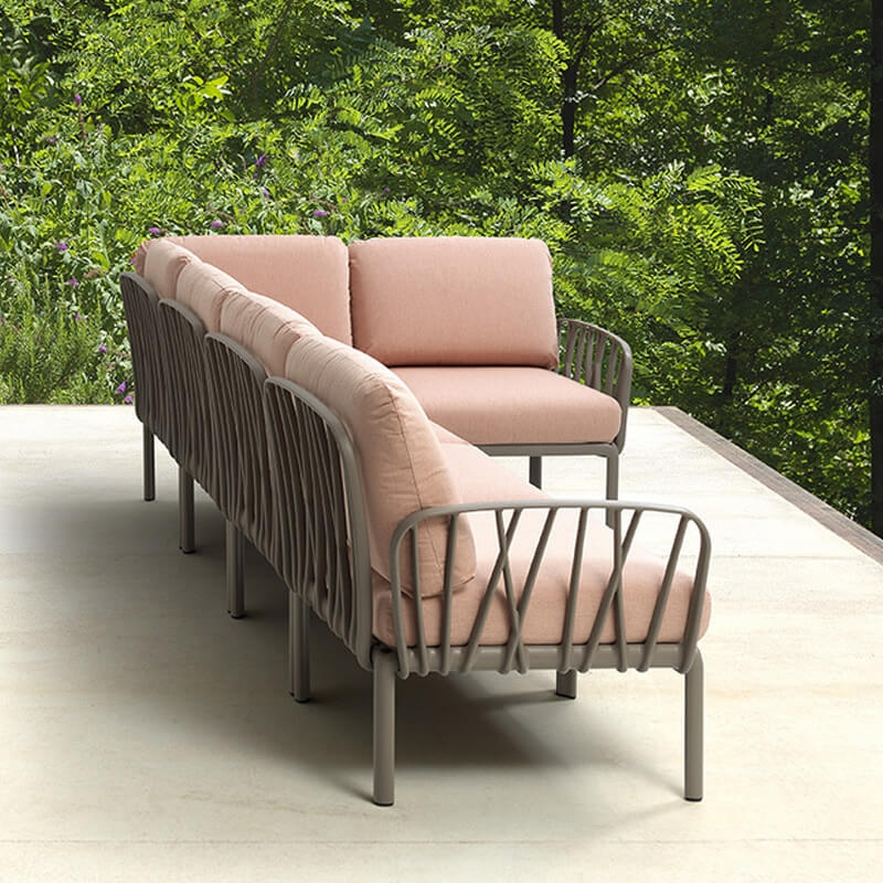 Canapé transformable d'extérieur 5 places - Komodo