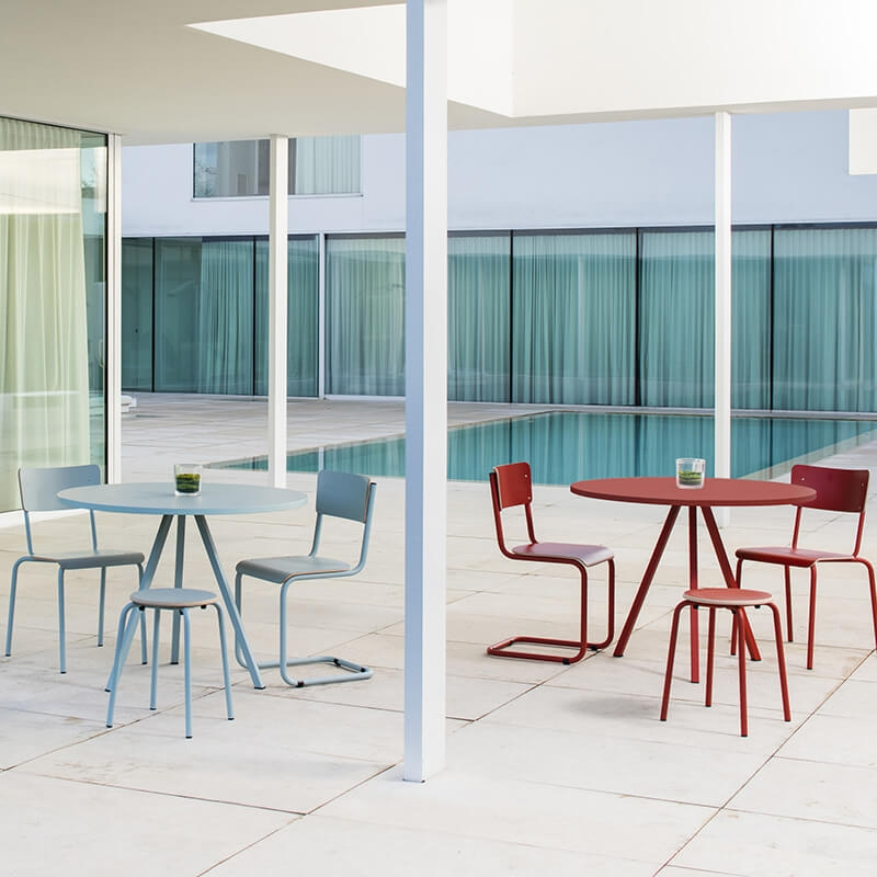 Table ronde moderne en stratifié - Triple 8