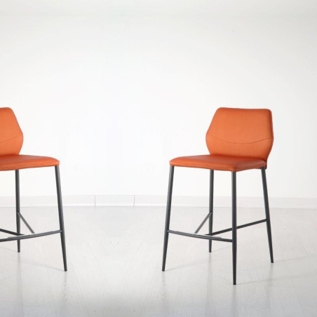 Tabouret moderne italien orange - Wind IV SG
