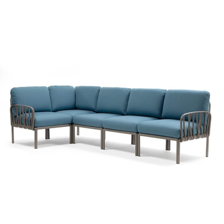 Canapé d'angle modulable 5 places - Komodo