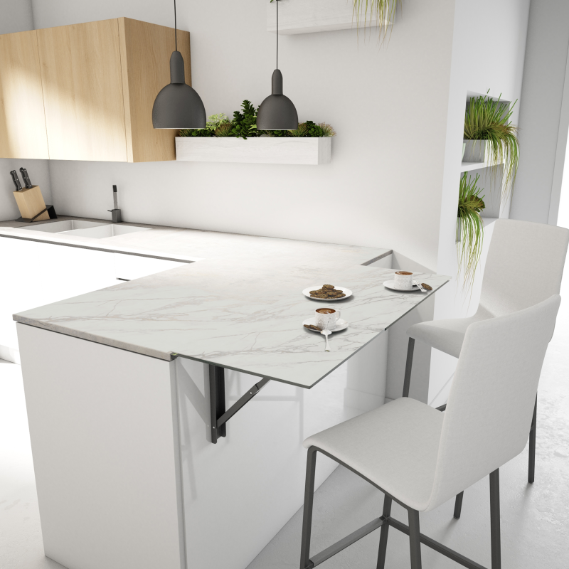 Tabouret snack contemporain rembourré - City