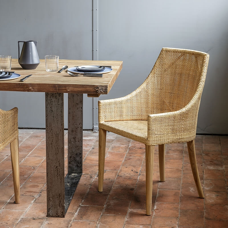 Fauteuil de table en rotin - Saigon