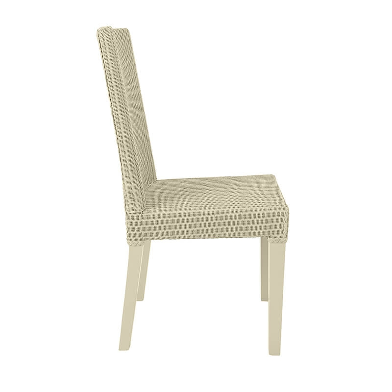 Chaise tressée jaune passé - Bridget