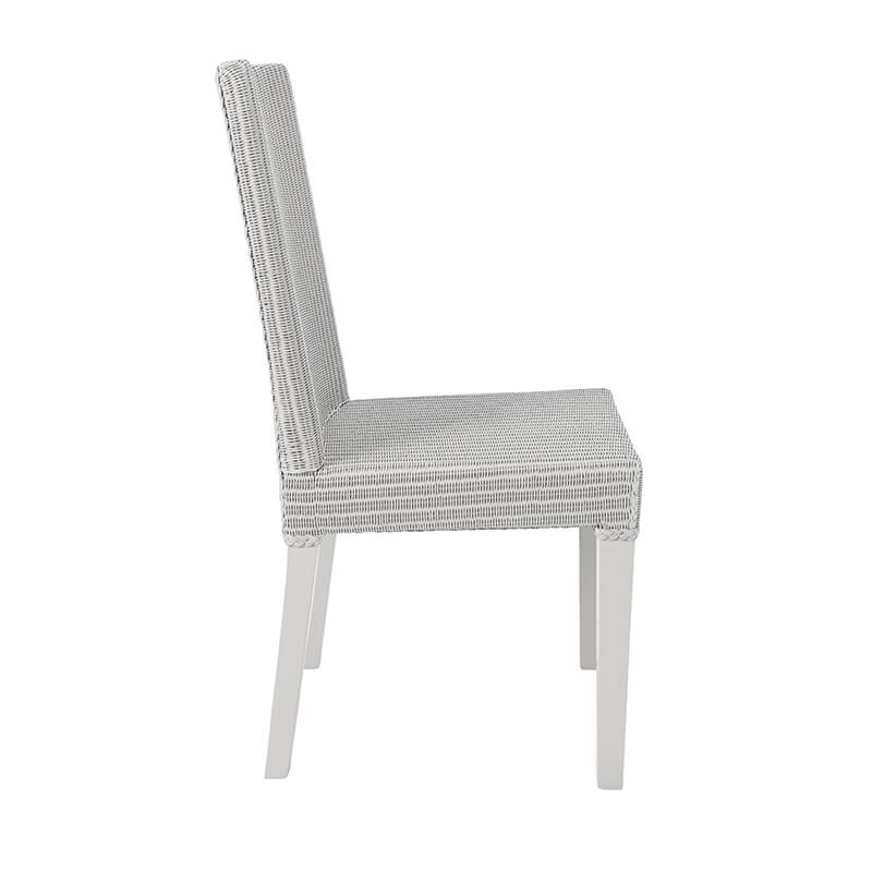 Chaise grise tressée - Bridget