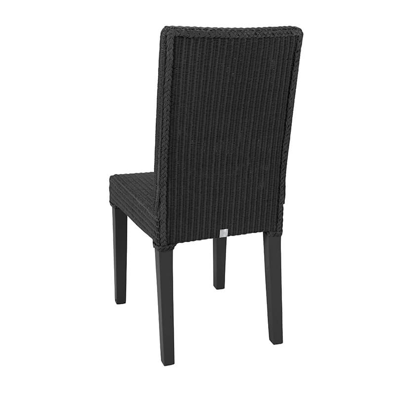 Chaise anthracite en loom tressé - Bridget