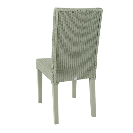 Chaise verte tressée en loom - Bridget