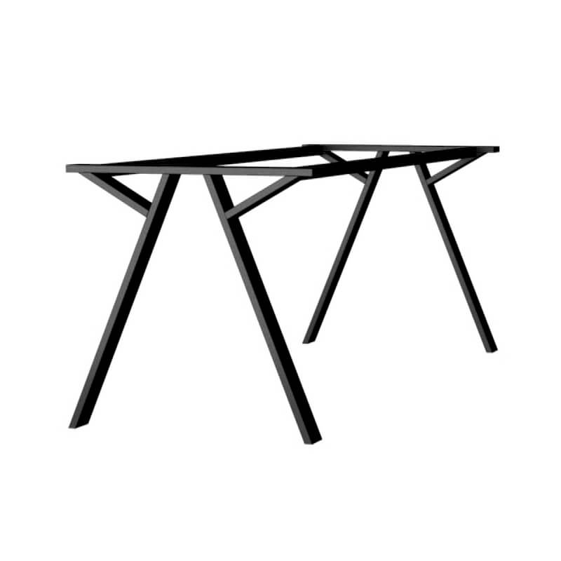 Piétement de table en métal design fabriqué en France - Wasabi