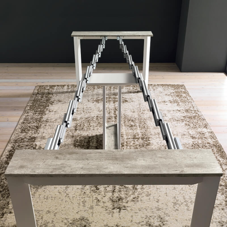 Table console extensible en mélaminé - Trek