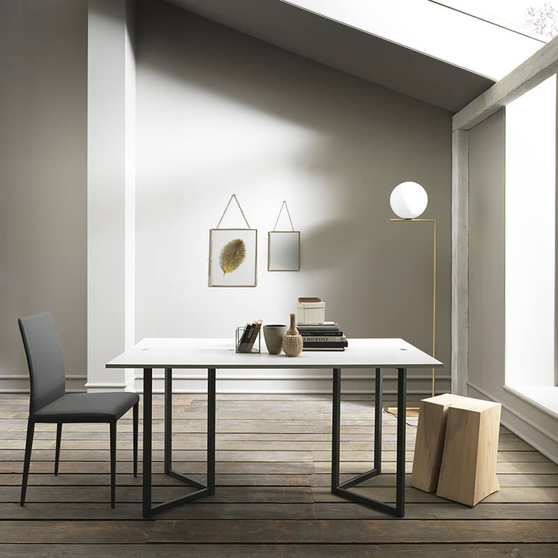 Console transformable en table en mélaminé - Flap