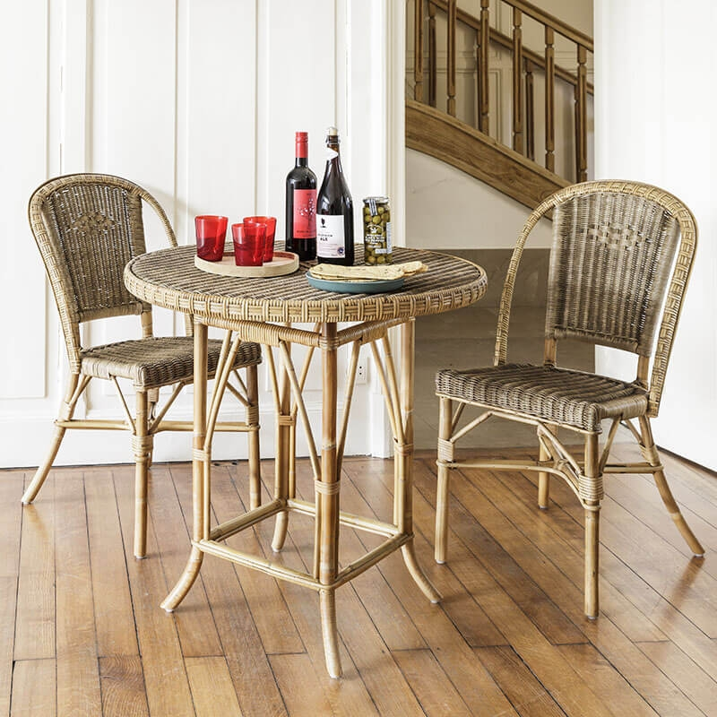 Chaise en rotin vintage - Albertine