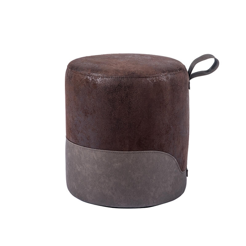 Pouf vintage bicolore - Edith