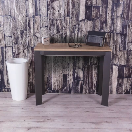 Table console avec allonges en mélaminé - Trek