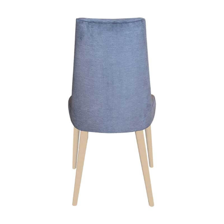 Chaise confortable en bois et tissu - Brisa