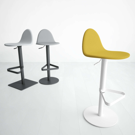 Tabouret de bar réglable en tissu - Tabu