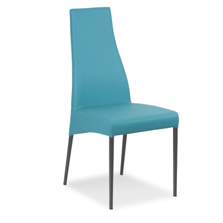 chaise en cuir fabrication italienne - Carla