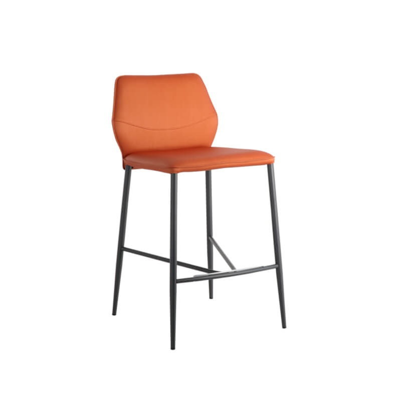 tabouret haut cuir et métal - Wind SG1V