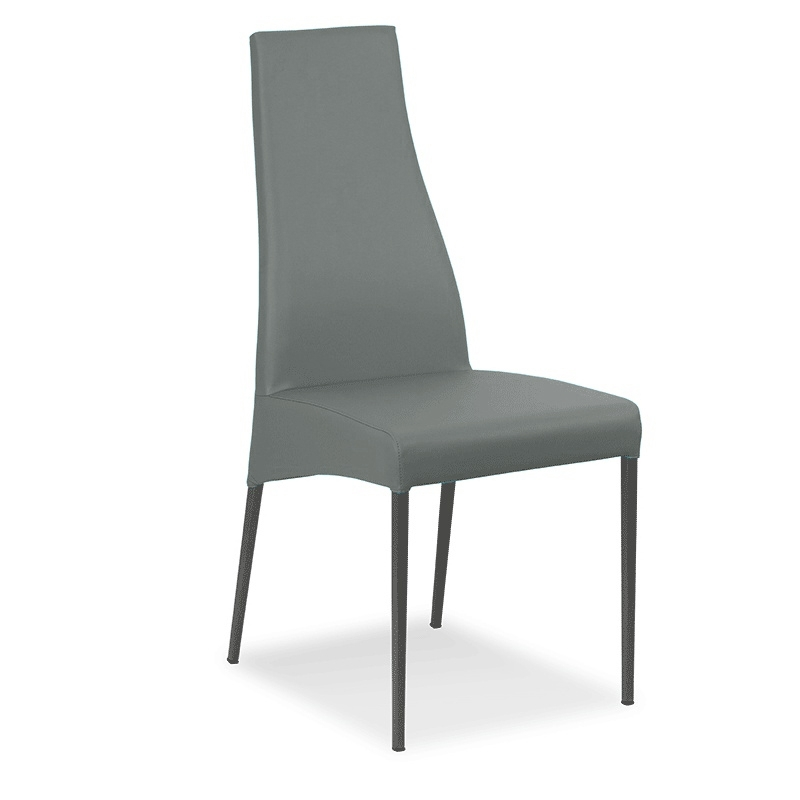 chaise en cuir fabrication italienne - Carla