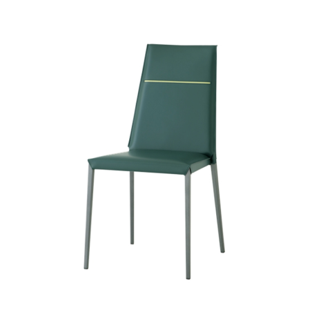 chaise en croûte de cuir design italien