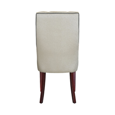 Chaise en tissu rembourrée matelassée - Carol