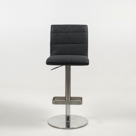 Tabouret réglable coque noire - Nouméa