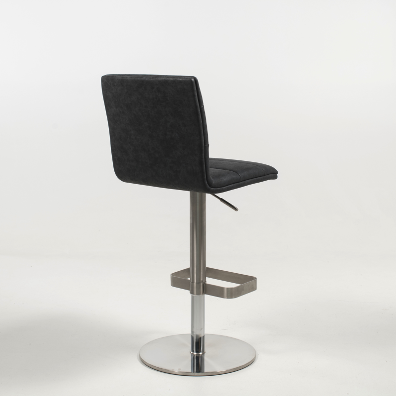 Tabouret réglable coque noire - Nouméa