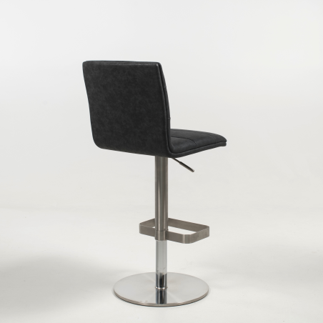 Tabouret réglable coque noire - Nouméa