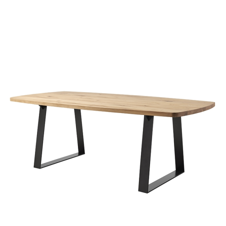 Table de style industriel plateau tonneau - Carte