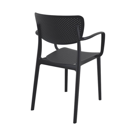 Fauteuil moderne d'extérieur empilable - Loft