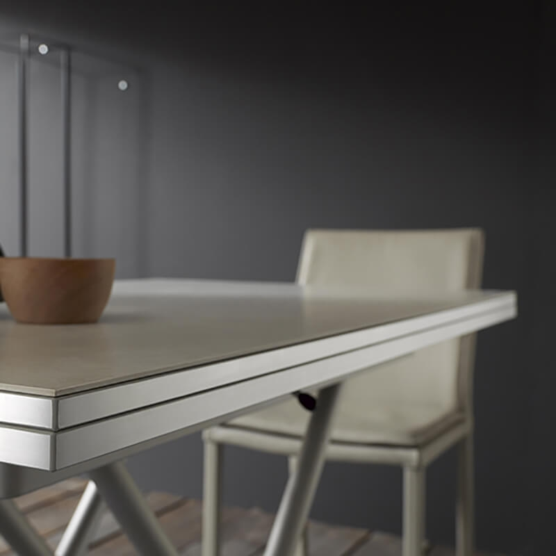 Plateau en céramique et piétement métal - Bessy