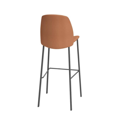 Tabouret de bar moderne orange - Olivia