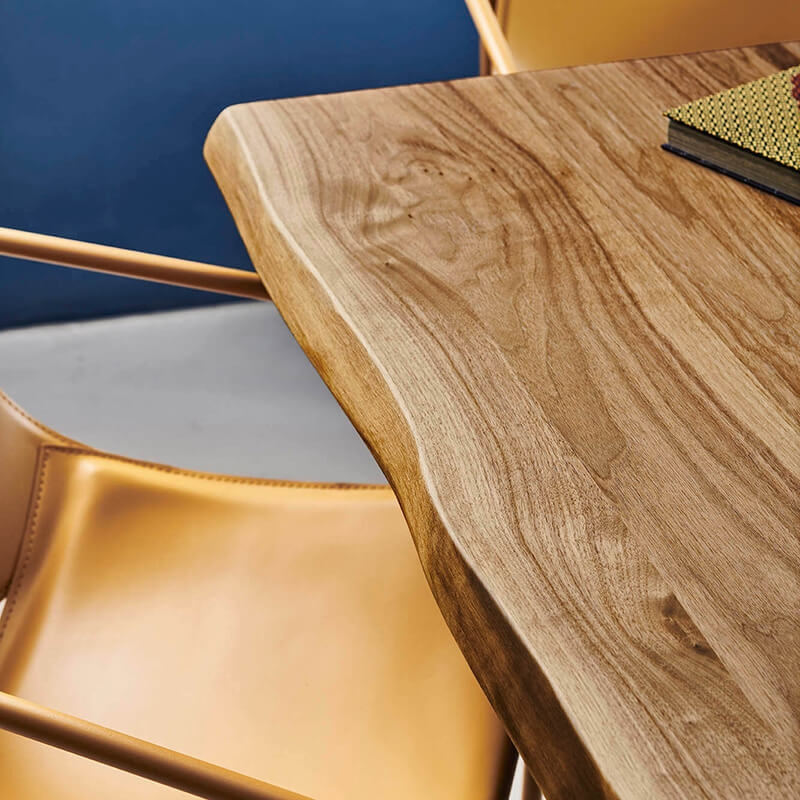 Table en bois design piétement mikado en métal - Pechino Midj®