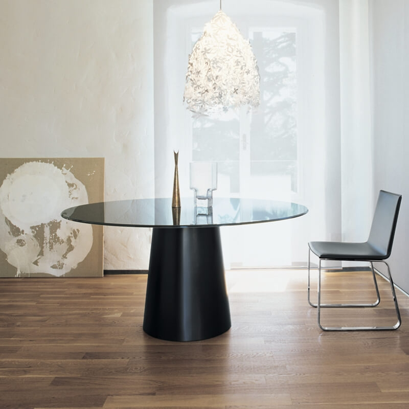 Table ronde design en verre - Totem Sovet® 5
