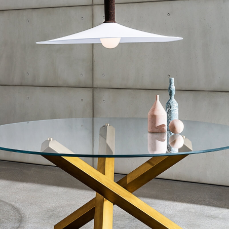 Table en verre design ronde - Aikido Sovet® 10