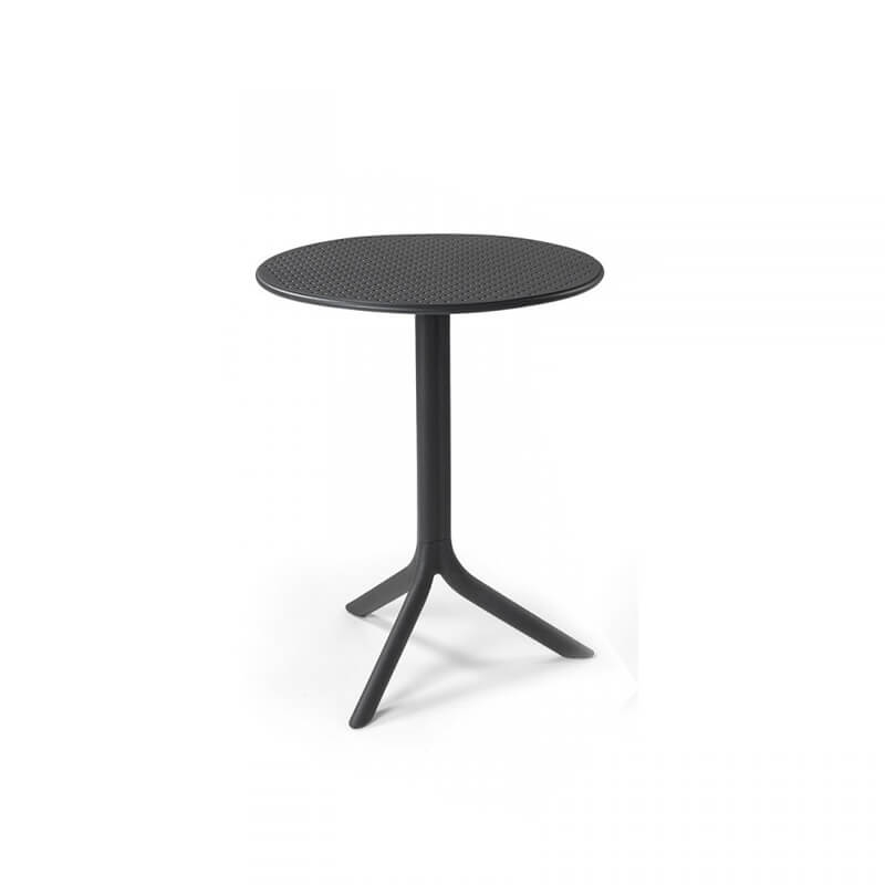Table d'appoint de jardin en polypropylène anthracite - Step