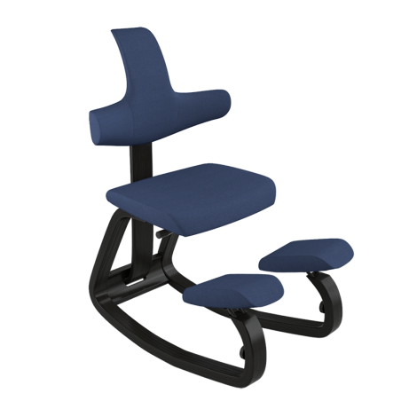 Siège assis à genoux ergonomique en tissu bleu - ThatSit Varier®